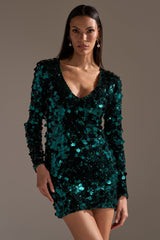 DANCING QUEEN SEQUIN MINI DRESS