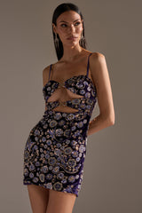 RUNAWAY BEADED MINI DRESS