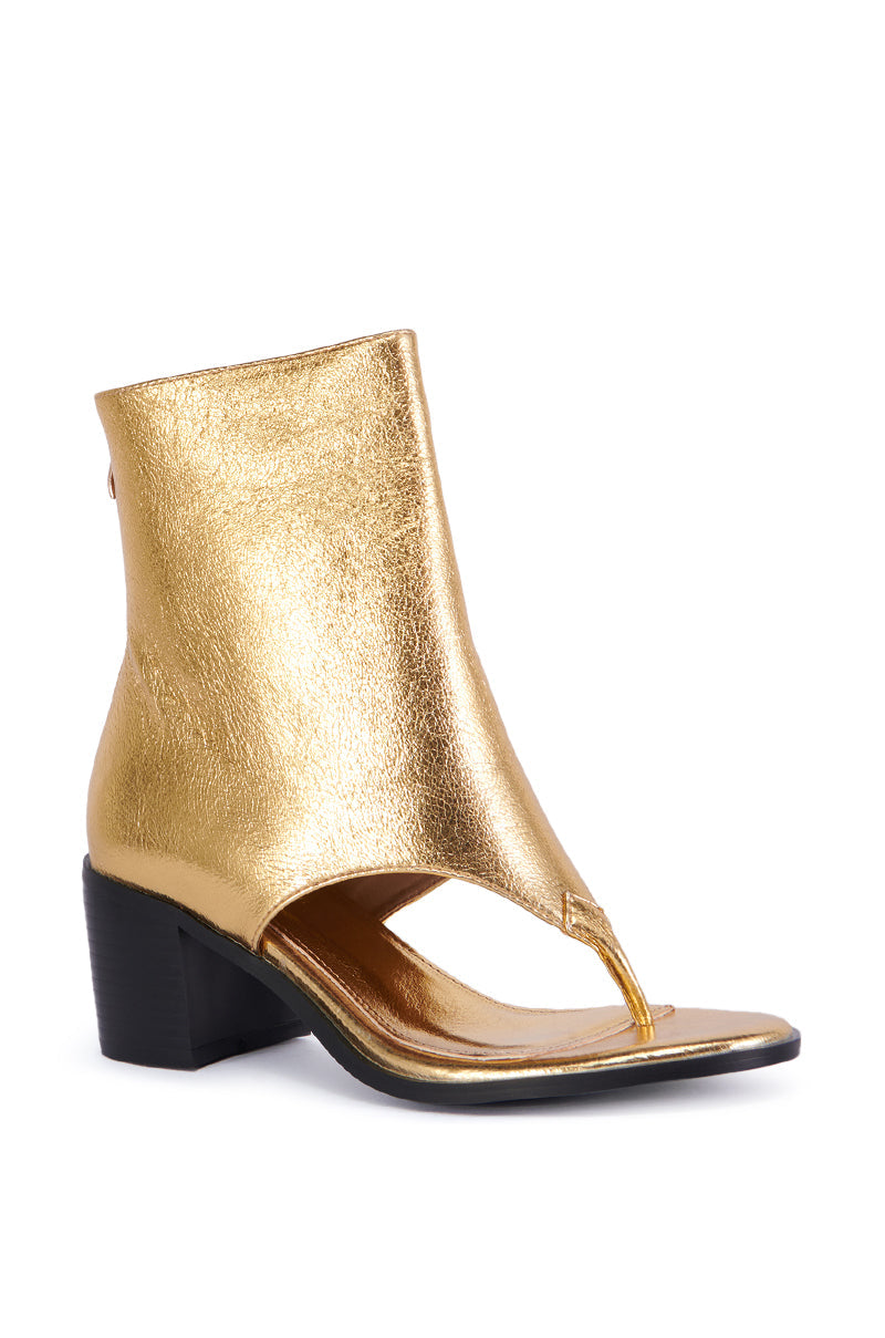AZALEA WANG GOLD CHUNKY SANDAL